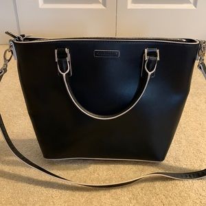 Vera Bradley Black and White Leather Bag
